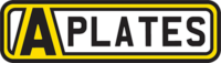A-Plates premium custom number plate manufacturer official company logo